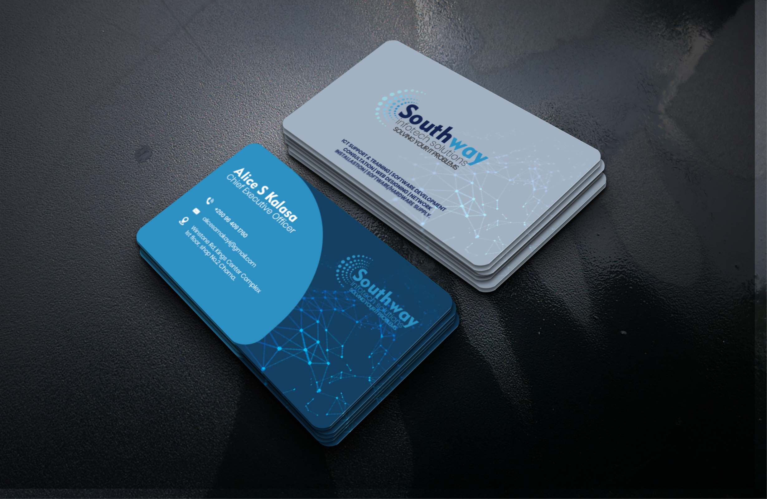 Southway business card design